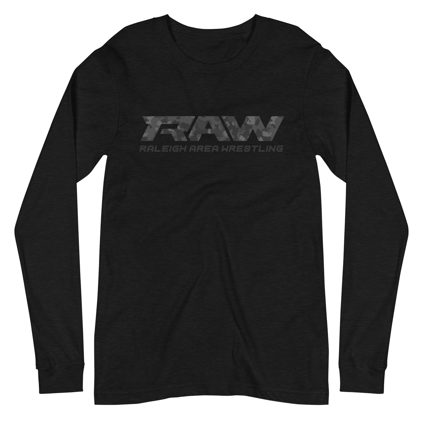 RAW Camo Black on Black Long Sleeve Tee