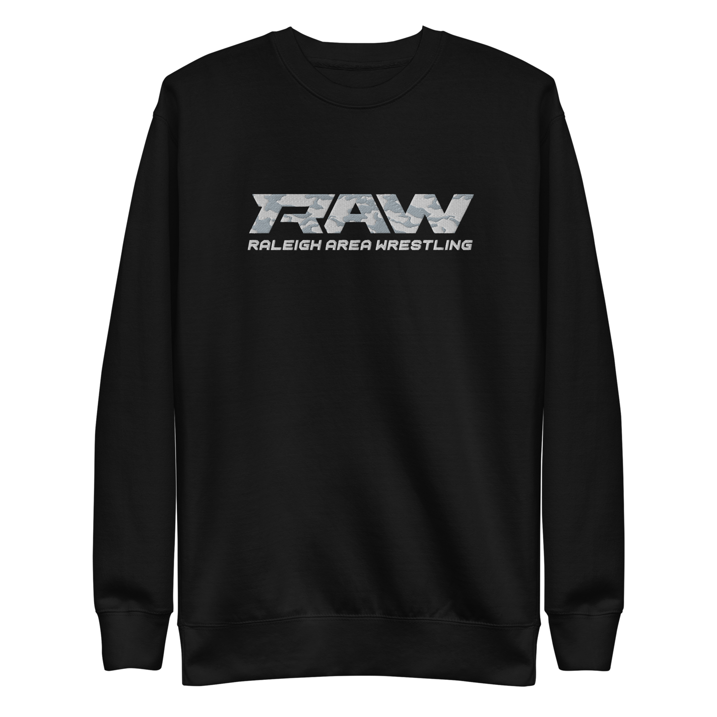 Raw Embroidered Premium Sweatshirt