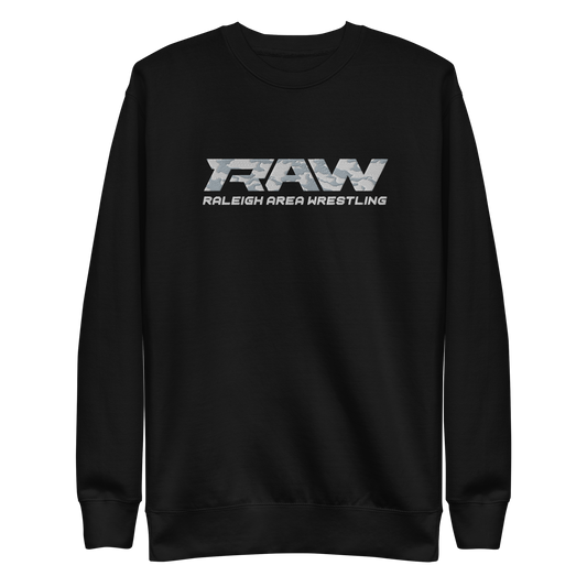 Raw Embroidered Premium Sweatshirt